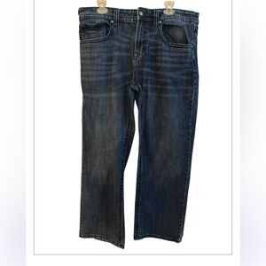TK Axel Blue Denim Jeans. Slim boot‎ cut.  Size 38×30.
